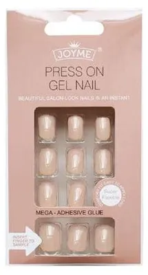 Immagine prodotto di Uniq Press on Nails Nude S295 - Set da 24 unghie artificiali adesive
