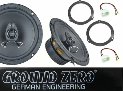 Produktbild von Ground Zero GZIF65X Lautsprecher Einbau Set passend für Ford Focus 2004-2016 Tür hinten 240 Watt