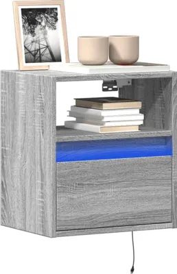 Immagine prodotto di Maison Exclusive - Mobile TV con illuminazione a LED 2 pezzi Grigio Sonoma 41x31x45 cm
