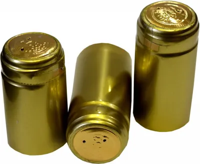 Produktbild von Schrumpfkapsel Gold x 100 Flaschenkapseln Weinflaschenkapseln Siegelkapseln