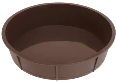 Produktbild von Runde Kuchenform von Excellent Houseware, Silikon, 27 x 6 cm, grau