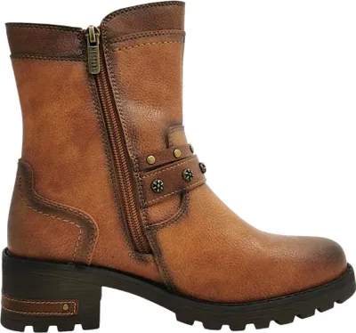 Imagen del producto de Botas Mustang para mujer, color marrón, con cremallera, estilo casual