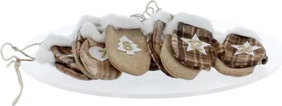 Produktbild von Adventskalender - Socken - braun - ca. 20 x 18 x 8 cm