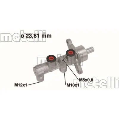 Produktbild von METELLI 05-0711 Bremszylinder Hauptbremszylinder für OPEL Meriva A (X03) für VAUXHALL Meriva Mk I (A) (X03)