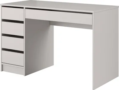 Obrázek produktu pro Nábytek24 Psací stůl Ada s 5 zásuvkami Cashmere 125 X 75 X 55 cm
