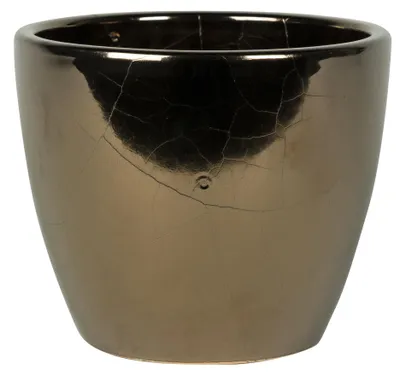 Produktbild von Ter Steege Blumentopf - gold - Skandinavisch - 16 x 13 cm