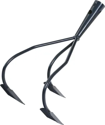 Produktbild von Kultivator 3 Zinken 15 cm ohne Stiel 28 mm Dülle anthrazit