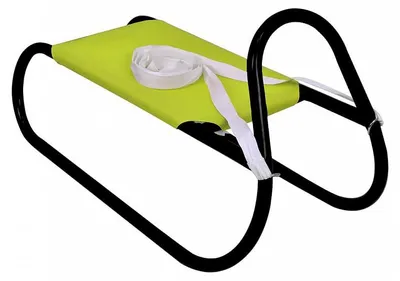 Obrázok produktu pre Rulyt® kovový sánok, 62 cm, svetlozelená a čierna farba