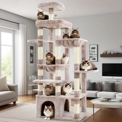 Produktbild von Krabturm für große Katzen - Katzenhaus - krabtoren