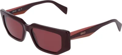 Zdjęcie produktu dla Liu Jo LJ812S Burgundy 53/17/140 Okulary przeciwsłoneczne dla kobiet
