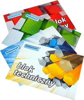 Zdjęcie produktu dla blok techniczny A4 - 20kart./biały