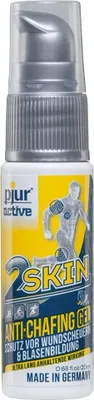Produktbild von pjuractive 2SKIN - Anti-Chafing-Gel - Nie mehr Blasenpflaster & Wundscheuern - unsichtbarer & wasserfester Hautschutz (20ml)