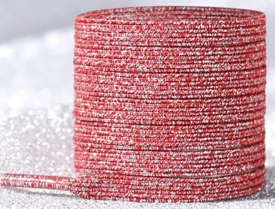 Image de Lacets magnétiques rouges scintillants CO-18675 KP18675