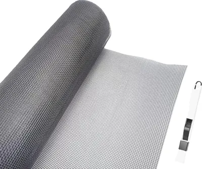 Image de Moustiquaire de fenêtre 200x150cm - Moustiquaire de fenêtre en fibre de verre - Découpable, Résistant à la déchirure, Durable - Moustiquaire au mètre
