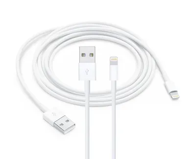Produktbild von 6 Stück Apple iPhone Kabel Lightning auf USB 2m Ladekabel - Datenkabel BULK
