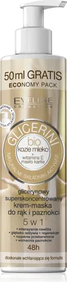 Produktbild von Eveline Cosmetics Glicerini – feuchtigkeitsspendende, regenerierende Handcreme