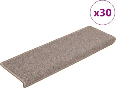 Produktbild von Stufenmatten 30 Stk. 65x21x4 cm Hellbraun Rechteckiger Rand