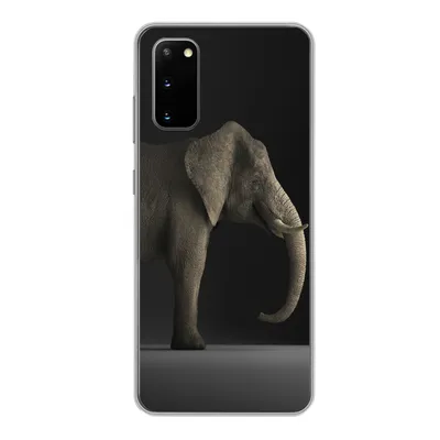 Produktbild von MuchoWow® Handyhülle Schutzhülle Hülle für Samsung Galaxy S20 Elefant - Tiere - Licht Silikon Softcase Handy Hülle - Bild