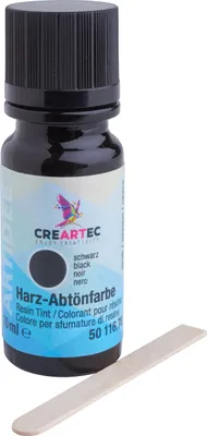 Produktbild von Opake Harz-Abtönfarbe Schwarz zur Oberflächengestaltung mit Kaltglasur