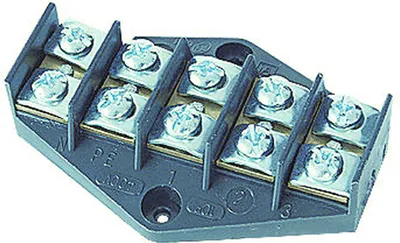Zdjęcie produktu dla Płytka połączeniowa 10 mm 5-torowa czarna ZPT 5-10.0 83006007