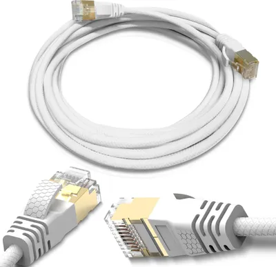 Produktbild von Netzwerkkabel Patchkabel Verlegekabel CAT 8 2 m Kabel Netzwerk DSL LAN Ethernet