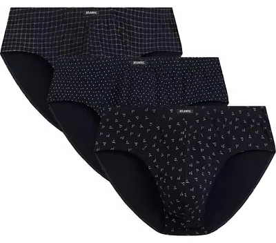Produktbild von Slips Atlantic komfortabel aus 100% Baumwolle Marineblau L