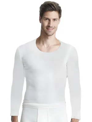 Produktbild von Sangora Angora Herren-Unterhemd, 8010050, L in wollweiß
