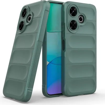 Produktbild von Handy Hülle für Xiaomi Redmi 13 Grip Case Cover Schutzhülle Softgrip Farbe: Grün