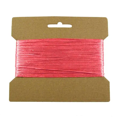 25m Satinschnur 2mm, Kumihimo pink