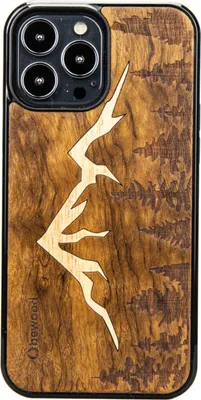Produktbild von Holz Fall Für Iphone 13 Pro Max Bewood Berge Imbuia