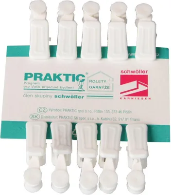 Obrázek produktu pro žabka pro U kolejničku PH BÍ (10ks)