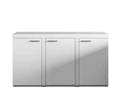 Produktbild von AX LIVING Sideboard Wohnzimmer Spacoro 3T – Stilvolle, Modern in Weiß