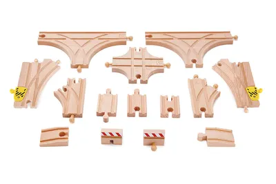 Produktbild von Hape Erweitertes Gleisbau-set Golden  Golden One Size