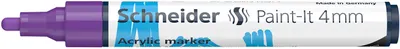 Produktbild von Schneider Acrylmarker Paint-It 320 4mm violett