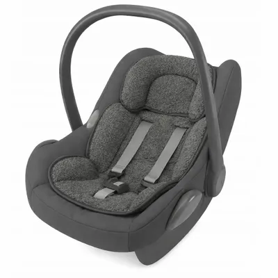 Produktbild von Sitzverkleinerer - Bouclé -Einlage Baby Kind Auto Kindersitz Babyschale Einsatz - Graphit