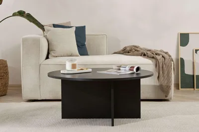 Produktbild von Skye Decor, Soleil - Wood Black, Couchtisch, Holz Schwarz, 100 % Melaminplatte, 90 x 90 x 40 cm