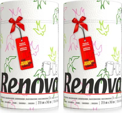 Produktbild von 2er Pack Küchenpapier Frühlings Edition - Maxi Rolle