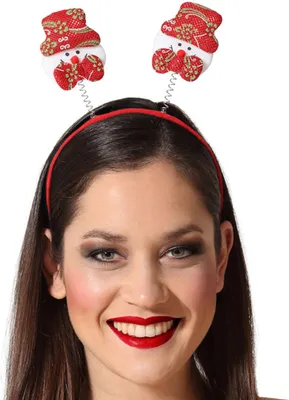 Produktbild von Atosa Weihnachtsdiadem Rot Rot One Size
