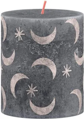 Obrázok produktu pre Kerze BOLSIUS RUSTIC, bridlicovo modrá, 80x68 mm