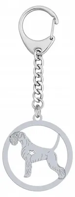 Produktbild von Mejk Jewellery Sznaucer Silber 925 Schlüsselanhänger mit Gravur