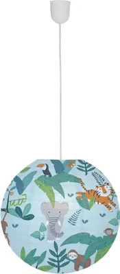 Produktbild von Näve Lampenschirm KID BALLON Ø40cm bunt Dschungeltiere 4117002