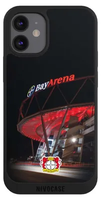 Produktbild von NIVOCASE Handyhülle für Apple iPhone 12 mini  Hülle NIVOpure Case Schwarz Bayer 04 Leverkusen Offizielles Lizenzprodukt Stadion