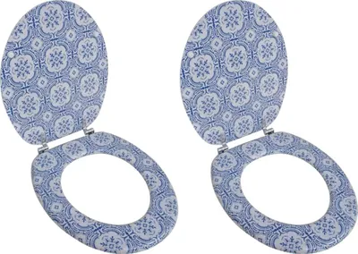 Obrázek produktu pro WC sedátka s víky 2 ks MDF porcelán