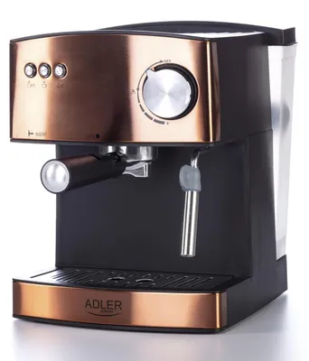 Espressomaschine, Aluminium, 15 bar, 1,6 l Wassertank, 850 W
