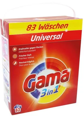 Produktbild von GAMA Universalwaschmittel 83WL 4,98kg Packung