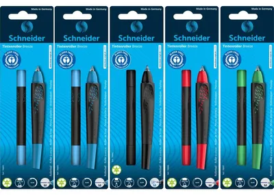 Produktbild von Schneider Patronenroller BREEZE Blister 5 Stück sortiert