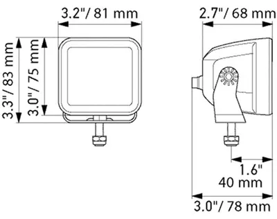 Obrázok produktu pre Svetlomet 24 V LED HELLA univerzálne použiteľný pre rôzne vozidlá.