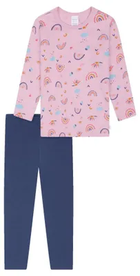 Productafbeelding van Schiesser meisjes pyjama set, lange pyjama - maten 92 tot 140