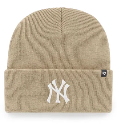 Produktbild von '47 Brand Beanie MLB Haymaker '47 CUFF KNIT New York Yankees Beige/Khaki