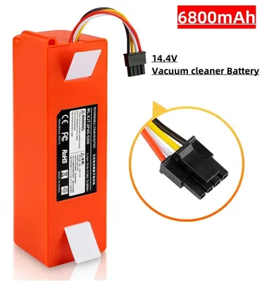 Produktbild von Akku für Saugroboter - Li-Ion Ersatzakku - 14,4 V - 18650 Zellen - kompatibel mit S50 S51 S55 - 6800mAh
